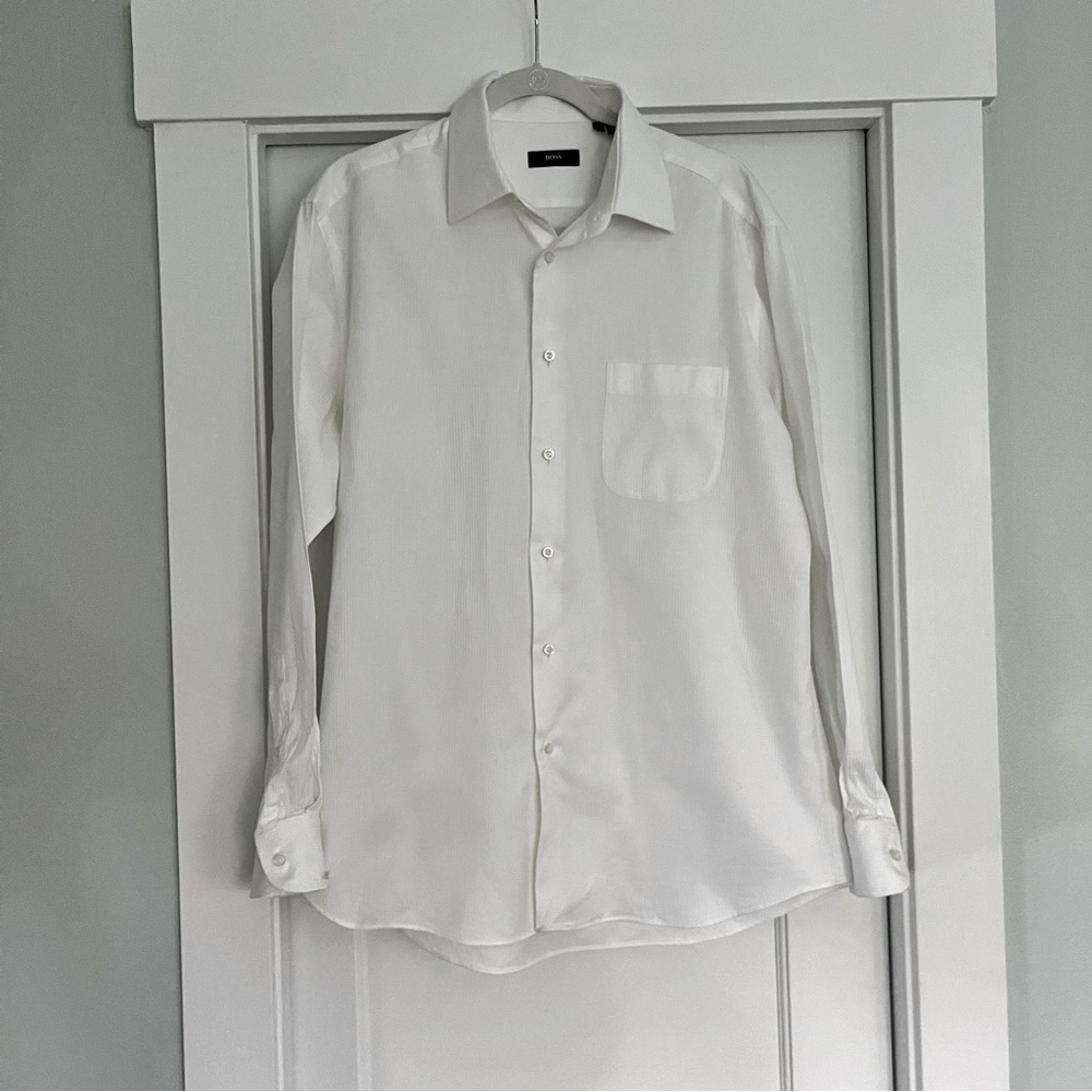Boss Men’s White Dress Shirt 16
